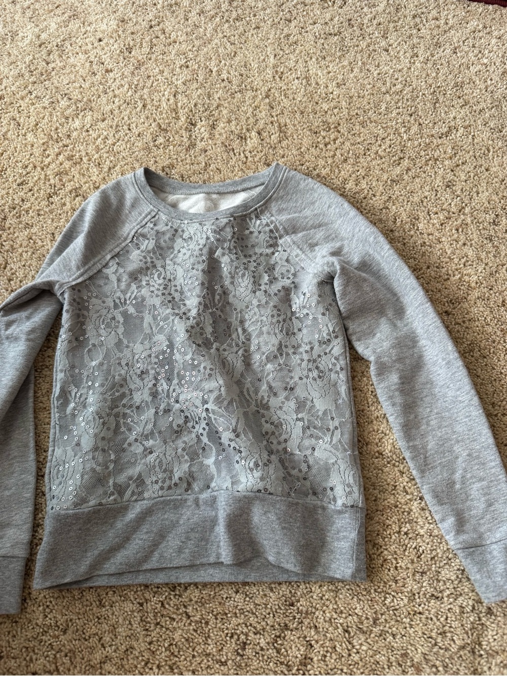 Girls grey sweater 🩶